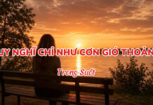 SUY NGHĨ CHỈ NHƯ CƠN GIÓ THOẢNG